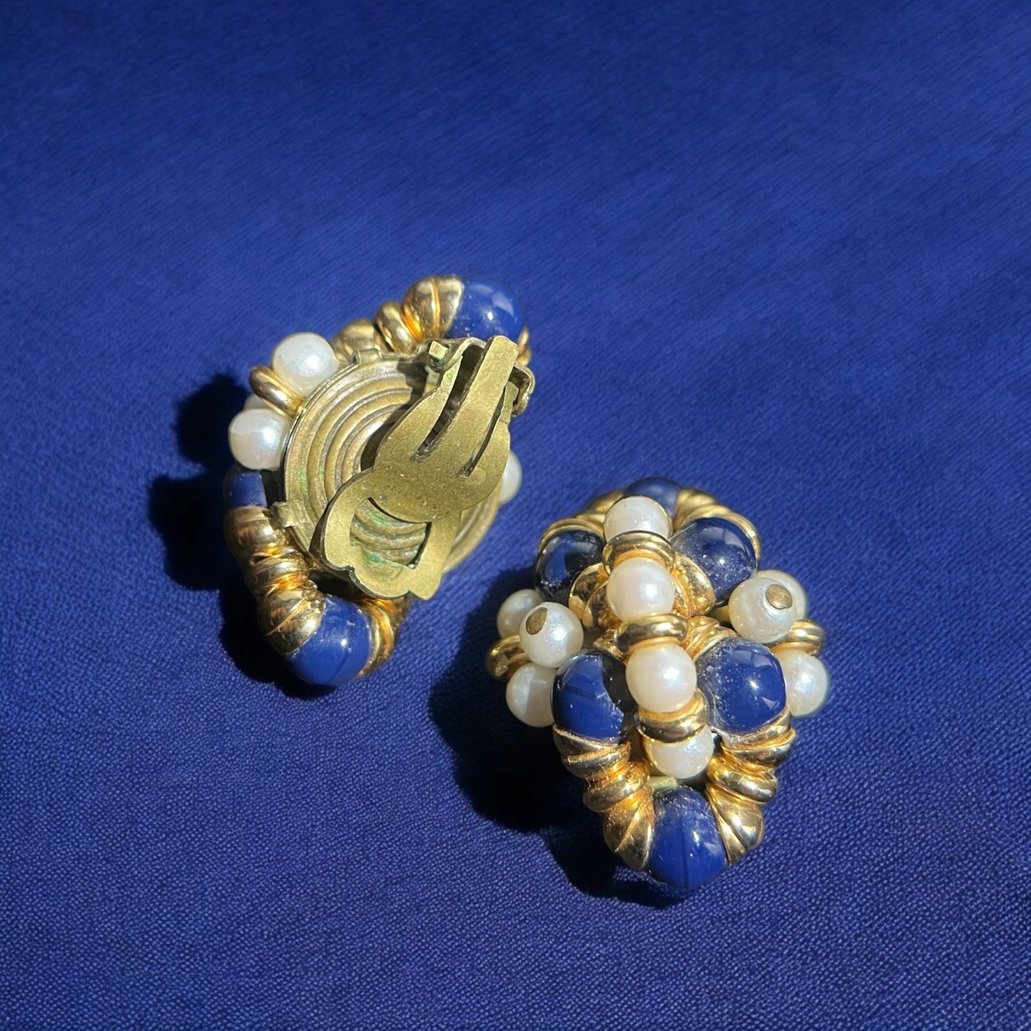 Clips d’oreilles perles fantaisie