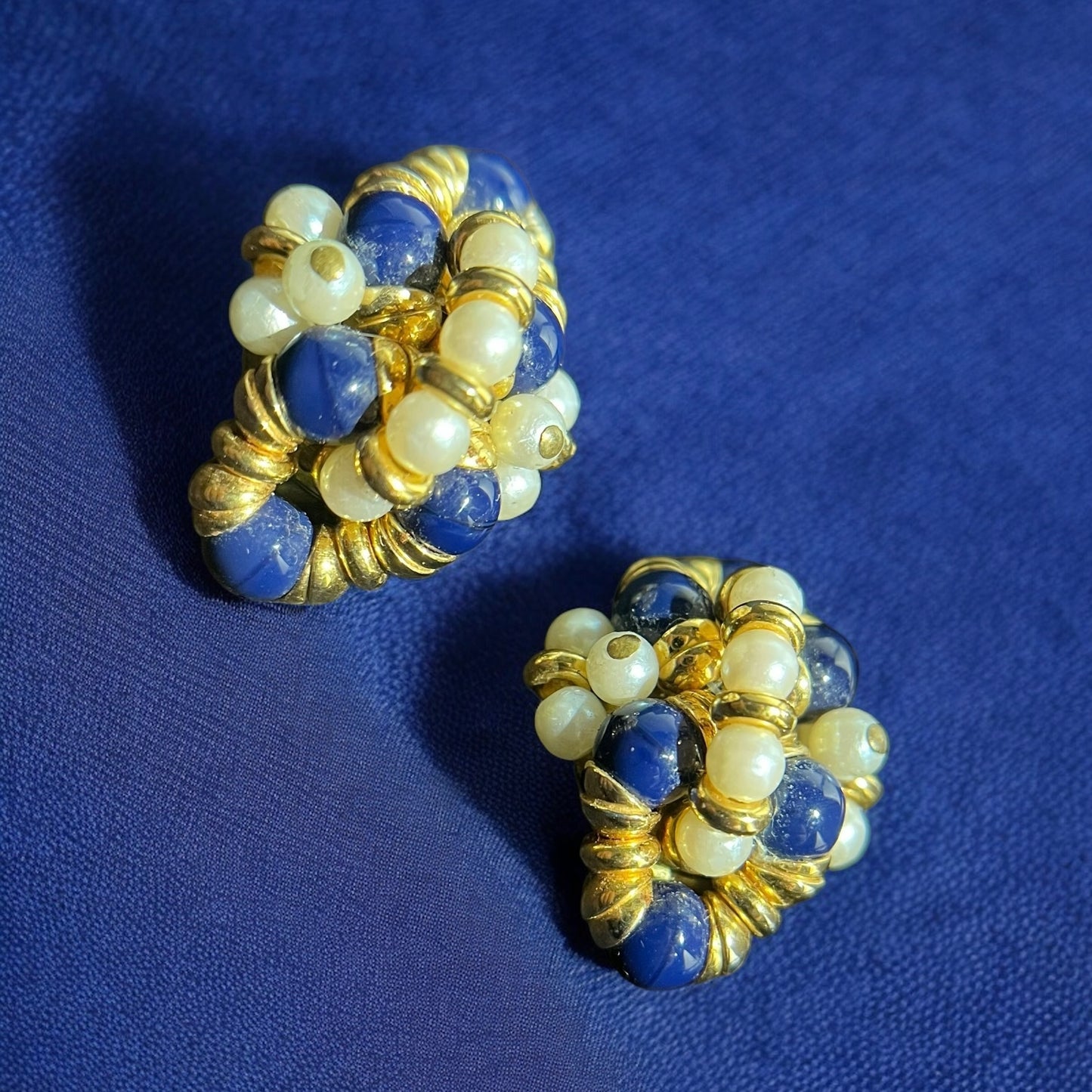 Clips d’oreilles perles fantaisie