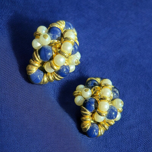 Clips d’oreilles perles fantaisie