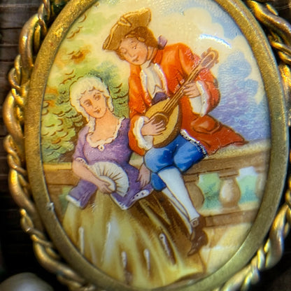 Broche Limoge