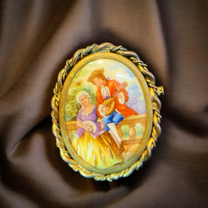Broche Limoge