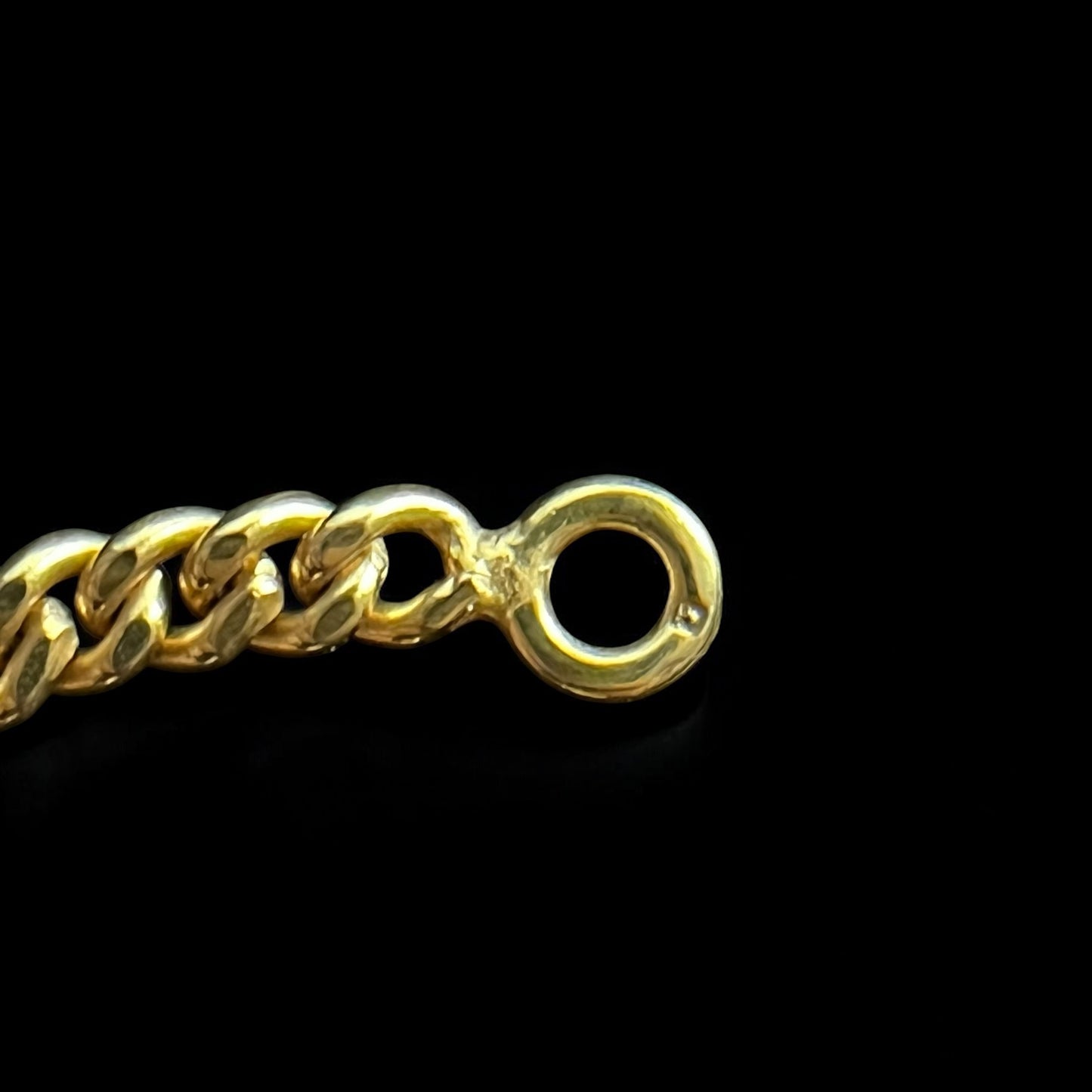 Bracelet gourmette plaqué or