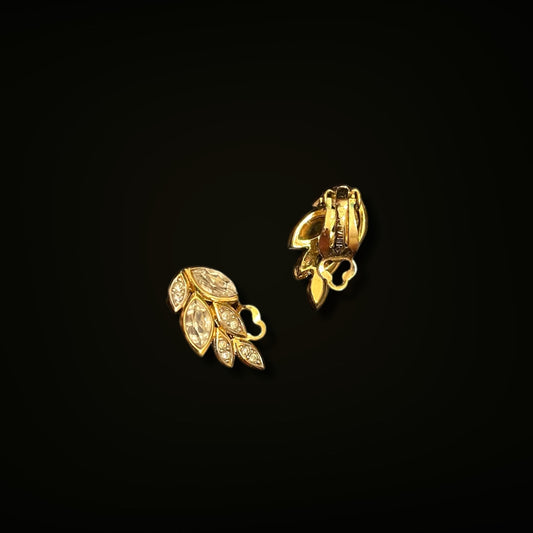 Paire de clips d’oreilles Nina Ricci