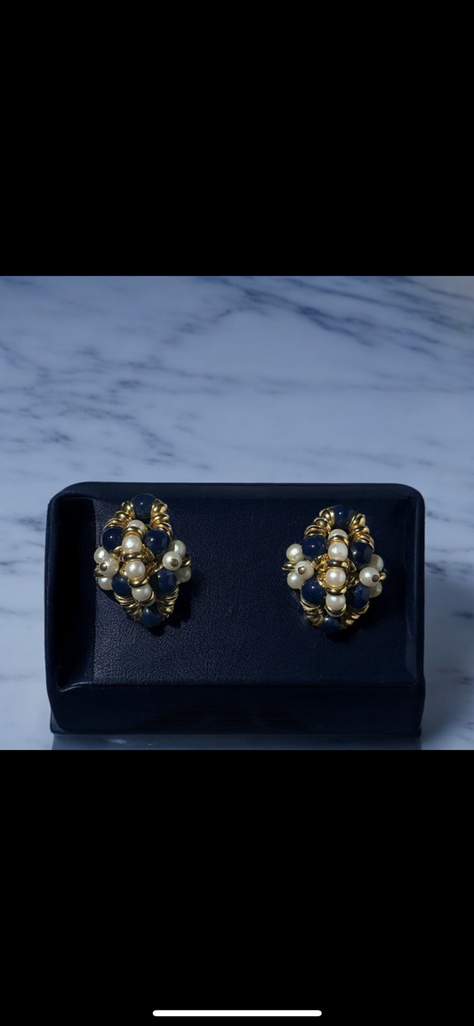 Clips d’oreilles perles fantaisie