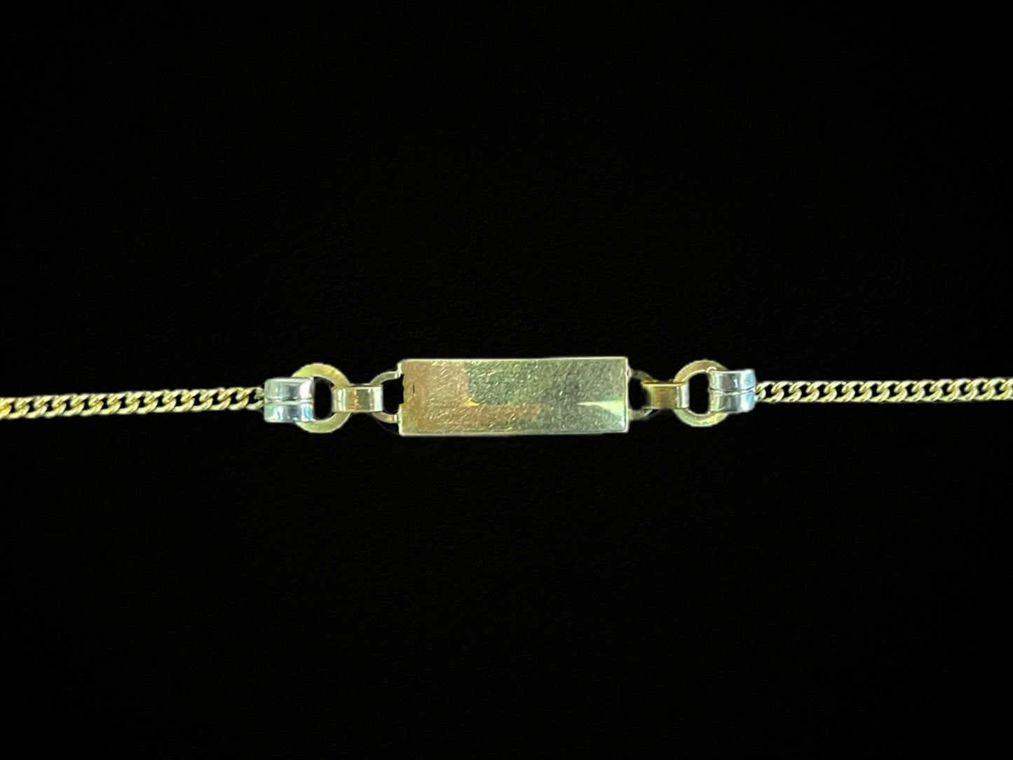 Gourmette plaqué or