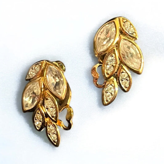 Paire de clips d’oreilles Nina Ricci