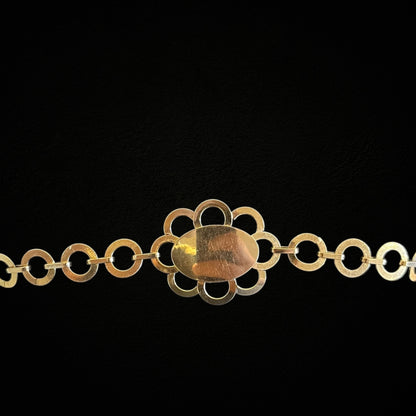 Bracelet religieux plaqué or